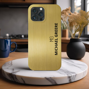 Design metálico Dourado profissional