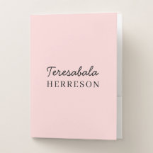 Design Minimalista Moderno Monograma Rosa Bege
