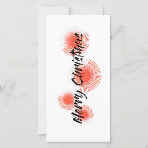 design moderno, alegre e divertido "Feliz Natal"