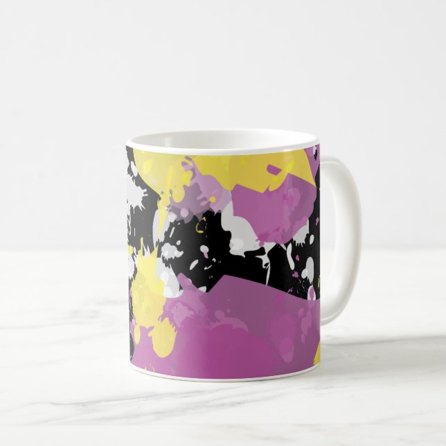 design moderno. caneca de café (Frente Esquerda)