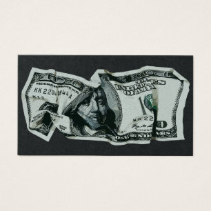 Design Moderno da Nota de $100 Amassada