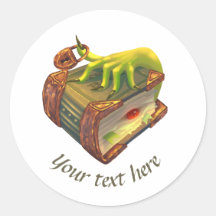 Design moderno de etiqueta personalizável mágica