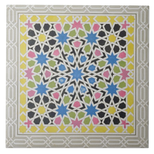 Design Mosaico do Alhambra, de 'O Árabe (Frente)