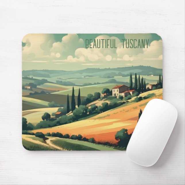 Design Mousepad - Wunderschönes Toskana (Com mouse)