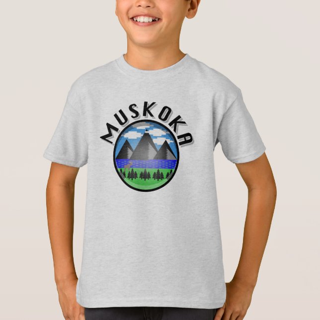 Design Muskoka (Versão 2) - Camisa T básica para c (Frente)