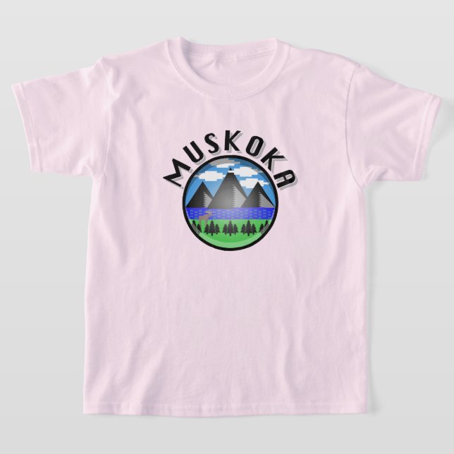 Design Muskoka (Versão 2) - Camisa T básica para c (Postura )
