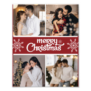 Design Natal Da Sua Própria Colagem De Fotografias