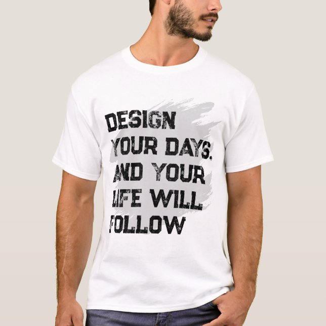 Design nos seus dias... Camiseta Masculina Básica (Frente)