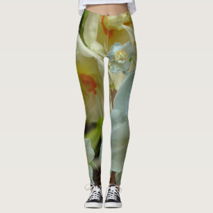 Design nupcial Legging dos Daffodils da coroa