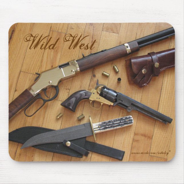 Design ocidental selvagem do mousepad (Frente)