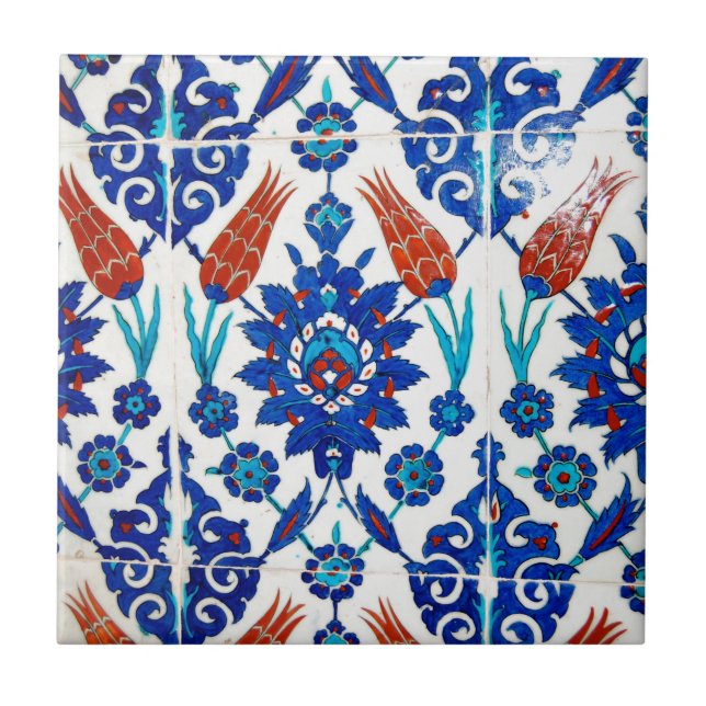 Design oriental do azulejo de Iznik (Frente)