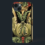 Design Ornamental com Fronteiras Negras<br><div class="desc">Uma pintura ornamental com design floral atrativo,  fechada por bordas pretas. As cores verde e vermelha saltam dos obrigados impressão para o fundo preto. Que maravilha seria isto na sua parede? Compre e descubra!</div>