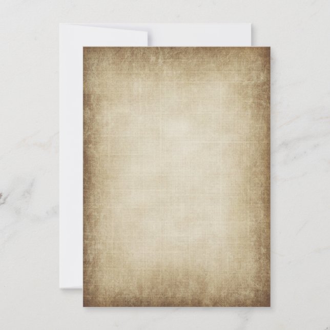 Design Os Seus Próprios Convites De Papel Vintage (Frente)