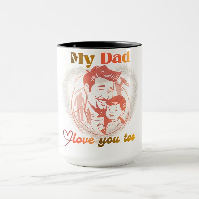 design para o dia dos pais | design de caneca para (Centro)