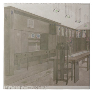 Design para uma sala de jantar, 1901 (litho da