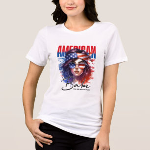 Design Patriota da Garota Americana