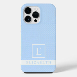 Design Personalizado Céu Azul Pálido Branco com Po