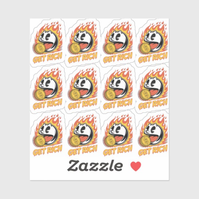 design personalizado do adesivo (Folha)