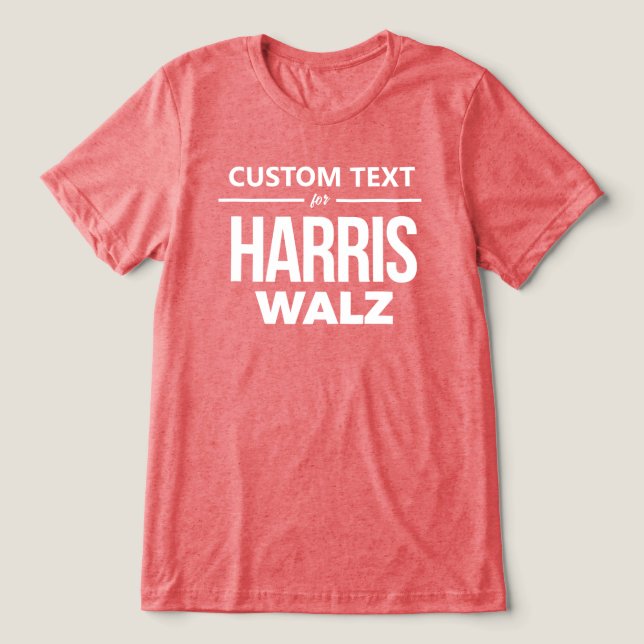 Design personalizado para Harris Walz (Design frontal)