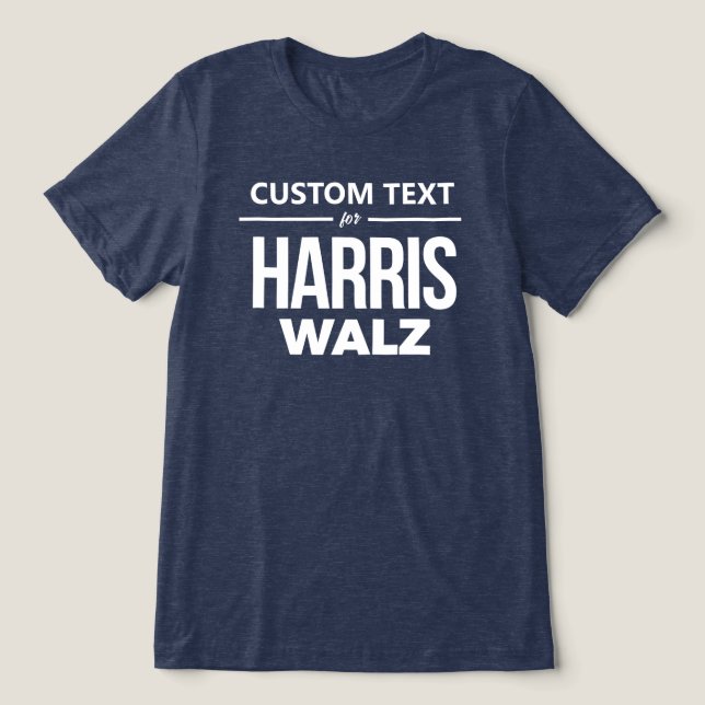 Design personalizado para Harris Walz (Design frontal)