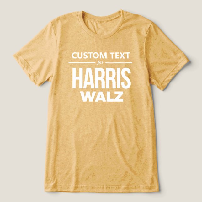 Design personalizado para Harris Walz (Design frontal)