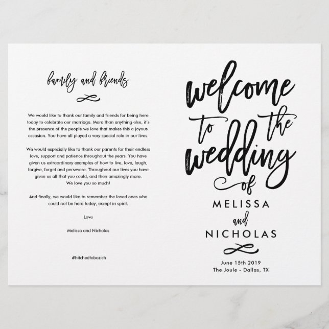 Design Personalizado - Programa Melissa e Nicholas (Frente)