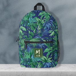 Design Personalizado Verde Azul e Tropical Moderno