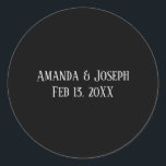 Design Preto e Cinza Simples - Adesivo<br><div class="desc">Médio Mod - Adesivo Quadrado</div>