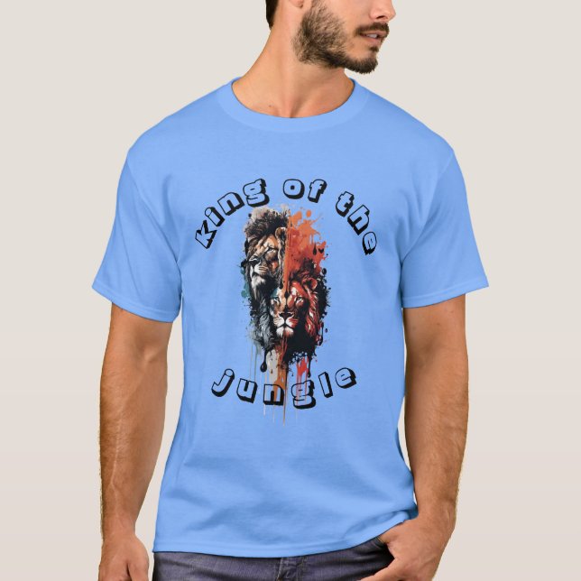 design preto - t shar t lion t sharit polo (Frente)