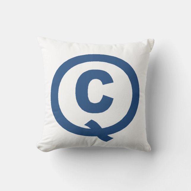 Design QUEBEC de almofada branca decorativa (Frente)