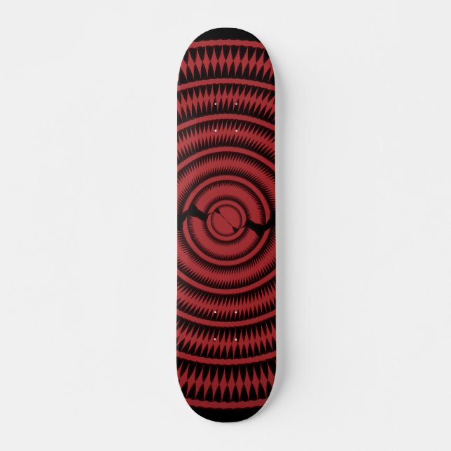 Design radial abstrato: Skate (Frente)