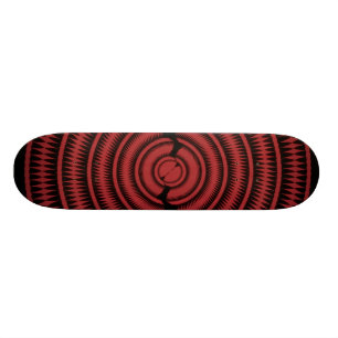Design radial abstrato: Skate