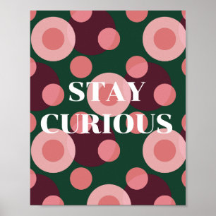 Design retrô, Poster Fique Curioso