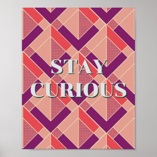 Design retrô, Poster Fique Curioso 