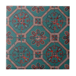 Design Rich Turquoise Vintage Restaurado