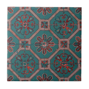 Design Rich Turquoise Vintage Restaurado