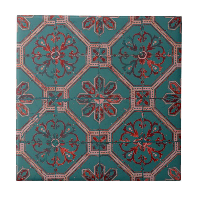 Design Rich Turquoise Vintage Restaurado (Frente)
