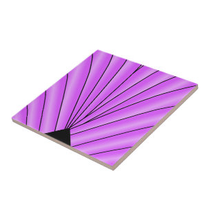 Design Roxo do ventilador Art Azulejo