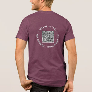 Design seu próprio código QR e Modelo de texto per