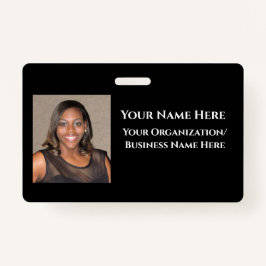 Design seu próprio Crachá de nome