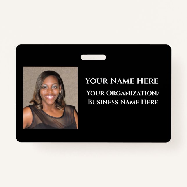 Design seu próprio Crachá de nome (Frente)