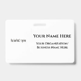 Design seu próprio Crachá de nome