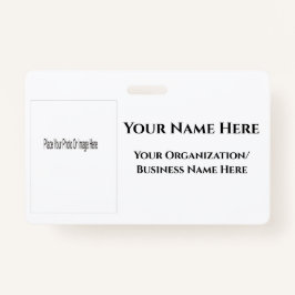 Design seu próprio Crachá de nome