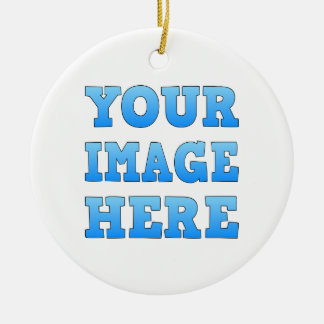 Design Seu Próprio Ornamento De Círculo Cerâmico