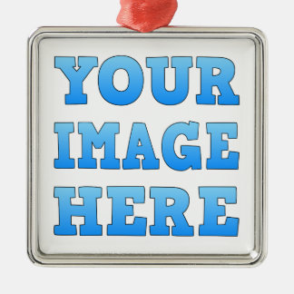 Design seu próprio Ornamento Quadrado Premium