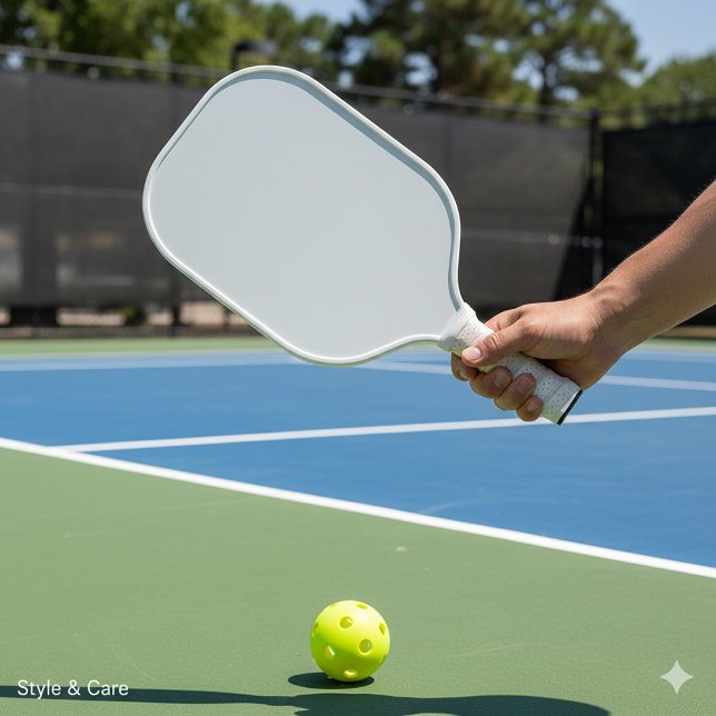 Design Seu Sonho Branco (Design Your Dream White Carbon Fiber Pickleball Paddle)