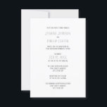 Design Simples - 3x5 Convite para Casamento/Recepç<br><div class="desc">Meio século Moderno - Convite para Casamento/Recepção</div>