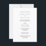 Design Simples - 3x5 Convite para Casamento/Recepç<br><div class="desc">Meio século Moderno - Convite para Casamento/Recepção</div>