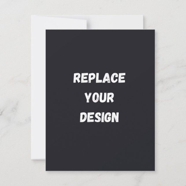 Design simples preto personalizado Adicionar Foto  (Frente)