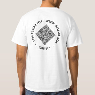 Design sua própria Camisa de Código QR com Texto P